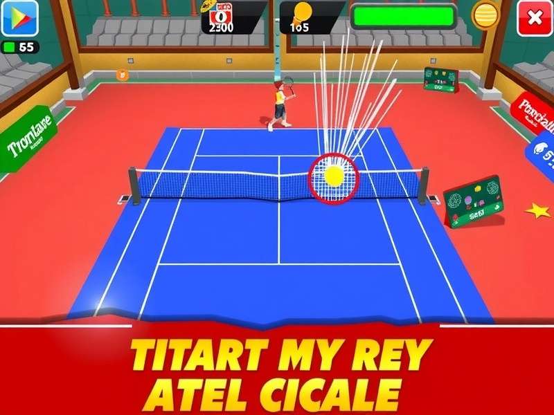 Indian Tennis Clash Gameplay Screenshot